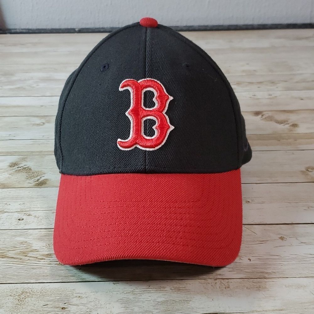 Nike Charcoal/Red Boston Red Sox Baseball Cap Hat Adjustable Velcro‎ Snapback